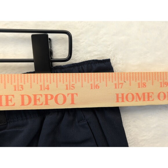 Kennedy Denim Co Belted Cargo Pants Drawstring Ankles Navy Blue NWT Size Large - Picture 8 of 15